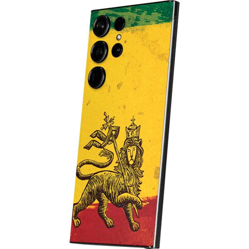The Lion of Judah Rasta Flag Galaxy S25 Ultra Skin